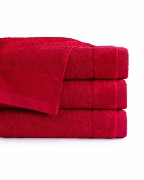 Ręcznik Vito 30x50 czerwony frotte bawełniany 550g/m2 Ręcznik Vito 30x50 czerwony frotte bawełniany 550g/m2