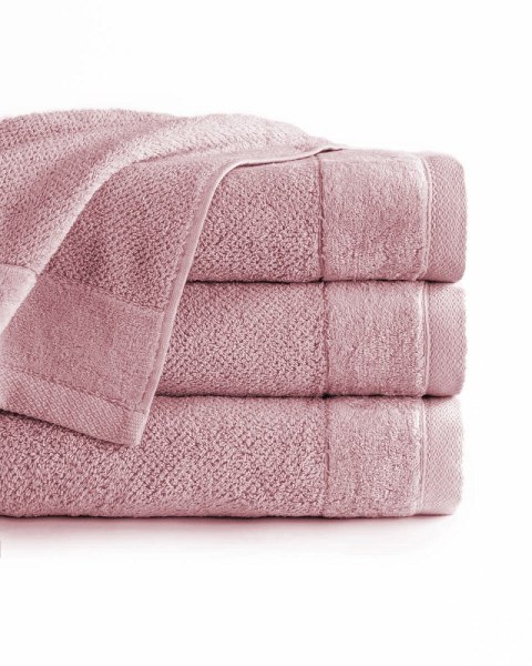 Ręcznik Vito 30x50 różowy pudrowy frotte bawełniany 550g/m2 Ręcznik Vito 30x50 różowy pudrowy frotte bawełniany 550g/m2
