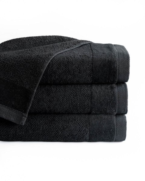 Ręcznik Vito 50x90 czarny frotte bawełniany 550g/m2 Ręcznik Vito 50x90 czarny frotte bawełniany 550g/m2