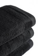 Ręcznik Vito 50x90 czarny frotte bawełniany 550g/m2 Ręcznik Vito 50x90 czarny frotte bawełniany 550g/m2