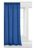 Zasłona gotowa 140x270 szafirowa na taśmie Viva Classic Blue do salonu Zasłona gotowa 140x270 szafirowa na taśmie Viva Classic Blue do salonu