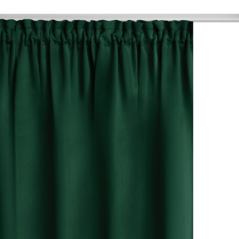 Zasłona zaciemniająca 140x270 butelkowa zielona gotowa na taśmie Hold Blackout Zasłona zaciemniająca 140x270 butelkowa zielona gotowa na taśmie Hold Blackout