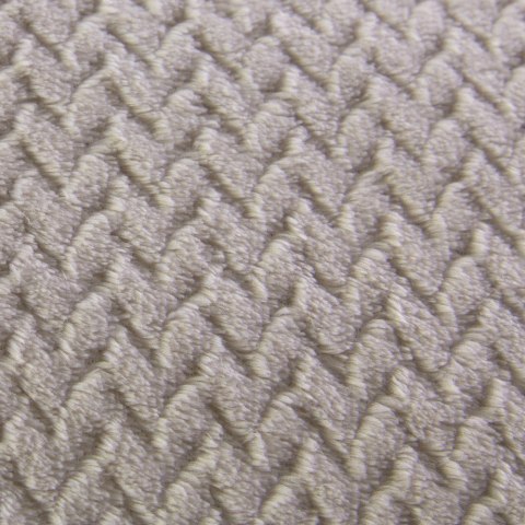 Koc narzuta z mikrofibry 200x220 Cindy 3 srebrny Koc narzuta z mikrofibry 200x220 Cindy 3 srebrny