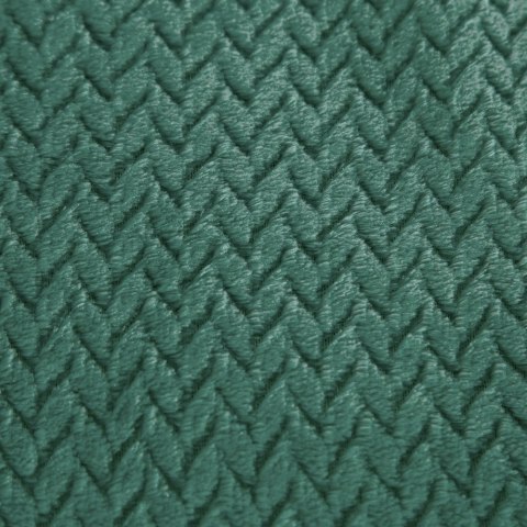 Koc narzuta z mikrofibry 200x220 Cindy 3 zielony ciemny Koc narzuta z mikrofibry 200x220 Cindy 3 zielony ciemny