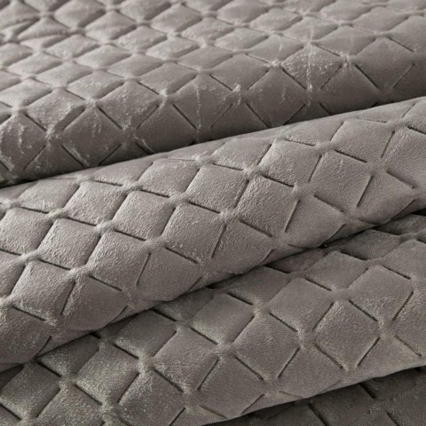 Narzuta dekoracyjna 170x210 Dimon beżowa welurowa w geometryczny wzór Eurofirany Narzuta dekoracyjna 170x210 Dimon beżowa welurowa w geometryczny wzór Eurofirany