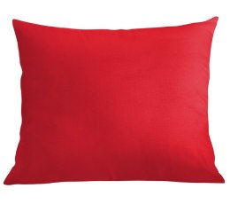 Poszewka bawełniana 50x70 czerwona jednobarwna Simply