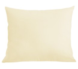 Poszewka bawełniana 50x70 kremowa jednobarwna Simply