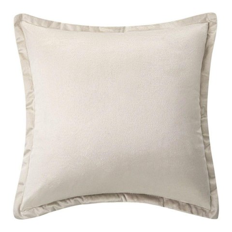 Poszewka dekoracyjna 40x40 beżowa Soft welurowa