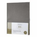 Prześcieradło satynowe z gumką 100x200 Nova popielate na wysoki materac 25 cm Eurofirany Prześcieradło satynowe z gumką 100x200 Nova popielate na wysoki materac 25 cm Eurofirany