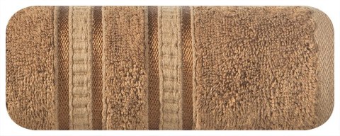 Ręcznik Mila 50x90 brązowy jasny bambusowy frotta 500g/m2 Eurofirany