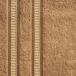 Ręcznik Mila 50x90 brązowy jasny bambusowy frotta 500g/m2 Eurofirany