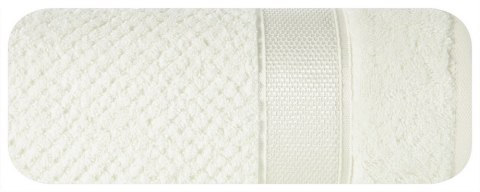 Ręcznik Milan 50x90 kremowy frotte 500g/m2 bawełniany z bordiurą przetykaną błyszczącą nicią Eurofirany Ręcznik Milan 50x90 kremowy frotte 500g/m2 bawełniany z bordiurą przetykaną błyszczącą nicią Eurofirany