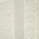 Ręcznik Milan 50x90 kremowy frotte 500g/m2 bawełniany z bordiurą przetykaną błyszczącą nicią Eurofirany Ręcznik Milan 50x90 kremowy frotte 500g/m2 bawełniany z bordiurą przetykaną błyszczącą nicią Eurofirany