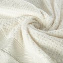 Ręcznik Milan 50x90 kremowy frotte 500g/m2 bawełniany z bordiurą przetykaną błyszczącą nicią Eurofirany Ręcznik Milan 50x90 kremowy frotte 500g/m2 bawełniany z bordiurą przetykaną błyszczącą nicią Eurofirany