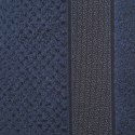 Ręcznik Milan 70x140 granatowy frotte 500g/m2 bawełniany z bordiurą przetykaną błyszczącą nicią Eurofirany Ręcznik Milan 70x140 granatowy frotte 500g/m2 bawełniany z bordiurą przetykaną błyszczącą nicią Eurofirany