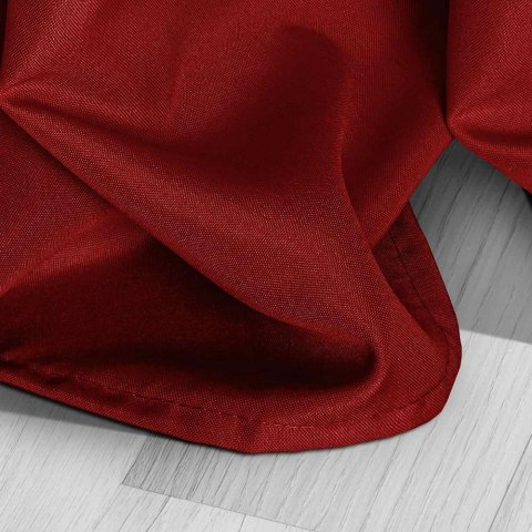 Zasłona gotowa 140x175 czerwona na taśmie Viva do salonu Zasłona gotowa 140x175 czerwona na taśmie Viva do salonu
