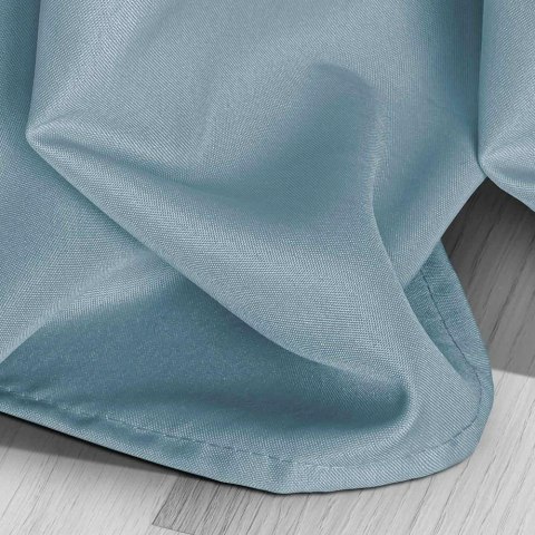 Zasłona gotowa 140x270 błękitna na taśmie Viva do salonu Zasłona gotowa 140x270 błękitna na taśmie Viva do salonu