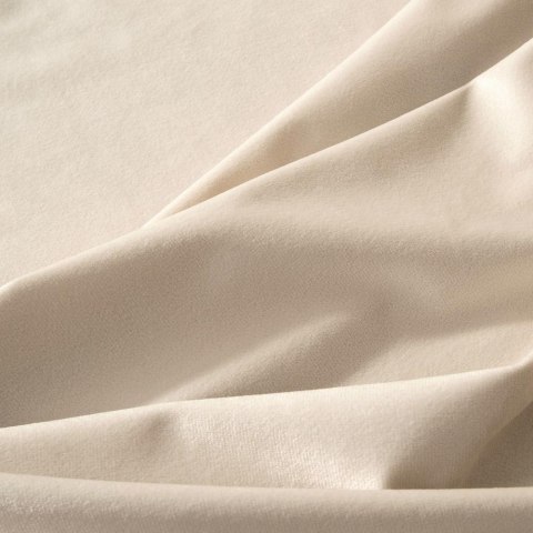 Zasłona gotowa na przelotkach 140x250 beżowa welurowa Rosa Zasłona gotowa na przelotkach 140x250 beżowa welurowa Rosa