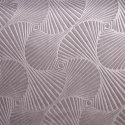Zasłona gotowa na przelotkach 140x250 geometryczny wzór pudrowa różowa welurowa Ellen