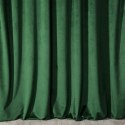 Zasłona gotowa na taśmie 135x300 zielona ciemna welurowa Rosa Zasłona gotowa na taśmie 135x300 zielona ciemna welurowa Rosa