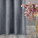 Zasłona gotowa na taśmie 140x270 Rosa grafitowa welurowa D91 Zasłona gotowa na taśmie 140x270 Rosa grafitowa welurowa D91