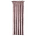 Zasłona gotowa na taśmie 140x270 Rosa pudrowa welurowa D91 Zasłona gotowa na taśmie 140x270 Rosa pudrowa welurowa D91
