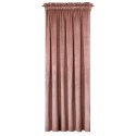 Zasłona gotowa na taśmie 140x270 Rosa różowa ciemna welurowa D91 Zasłona gotowa na taśmie 140x270 Rosa różowa ciemna welurowa D91