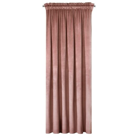 Zasłona gotowa na taśmie 140x270 Rosa różowa ciemna welurowa D91 Zasłona gotowa na taśmie 140x270 Rosa różowa ciemna welurowa D91