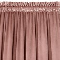 Zasłona gotowa na taśmie 140x270 Rosa różowa ciemna welurowa D91 Zasłona gotowa na taśmie 140x270 Rosa różowa ciemna welurowa D91