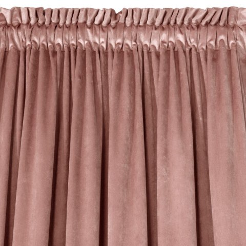 Zasłona gotowa na taśmie 140x270 Rosa różowa ciemna welurowa D91 Zasłona gotowa na taśmie 140x270 Rosa różowa ciemna welurowa D91