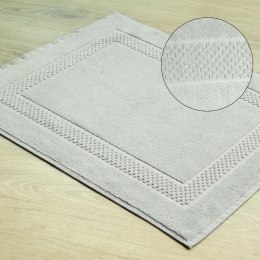 Dywanik łazienkowy 50x70 Caleb srebrny bawełniany 650g/m2 Eurofirany