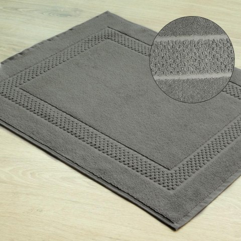 Dywanik łazienkowy 60x90 Caleb grafitowy bawełniany 650g/m2 Eurofirany Dywanik łazienkowy 60x90 Caleb grafitowy bawełniany 650g/m2 Eurofirany