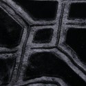 Koc akrylowy 160x200 Vito czarny tłoczony geometryczny narzuta dekoracyjna Koc akrylowy 160x200 Vito czarny tłoczony geometryczny narzuta dekoracyjna