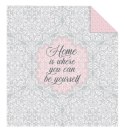 Narzuta dekoracyjna 170x210 Holland K04 Glamour biała szara Dom jest tam gdzie możesz być sobą Home is where you can be yourself