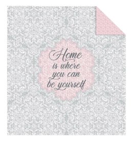 Narzuta dekoracyjna 170x210 Holland K04 Glamour biała szara Dom jest tam gdzie możesz być sobą Home is where you can be yourself
