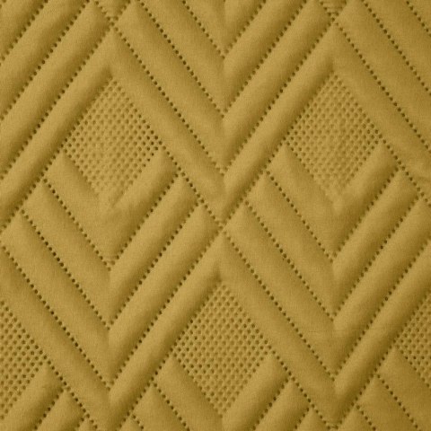 Narzuta dekoracyjna 220x240 Alara 1 musztardowa wzór geometryczny Narzuta dekoracyjna 220x240 Alara 1 musztardowa wzór geometryczny