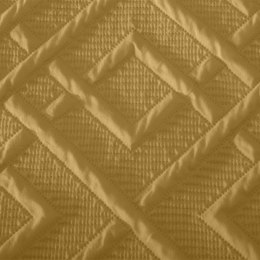 Narzuta dekoracyjna 220x240 Alara 2 musztardowa wzór geometryczny