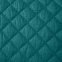 Narzuta dekoracyjna 220x240 Alara 3 turkusowa ciemna wzór geometryczny w romby