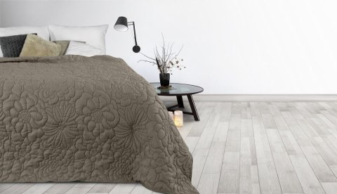 Narzuta dekoracyjna 220x240 Alara 4 beżowa ciemna wzór w kwiaty Narzuta dekoracyjna 220x240 Alara 4 beżowa ciemna wzór w kwiaty
