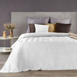 Narzuta dekoracyjna 220x240 Sofia biała welurowa Eurofirany
