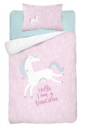 Pościel bambusowa 90x120 Jednorożec kucyk konik 3272 A różowa unicorn do łóżeczka dwustronna poszewka 40x60 Pościel bambusowa 90x120 Jednorożec kucyk konik 3272 A różowa unicorn do łóżeczka dwustronna poszewka 40x60
