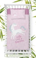 Pościel bambusowa 90x120 Jednorożec kucyk konik 3272 A różowa unicorn do łóżeczka dwustronna poszewka 40x60 Pościel bambusowa 90x120 Jednorożec kucyk konik 3272 A różowa unicorn do łóżeczka dwustronna poszewka 40x60