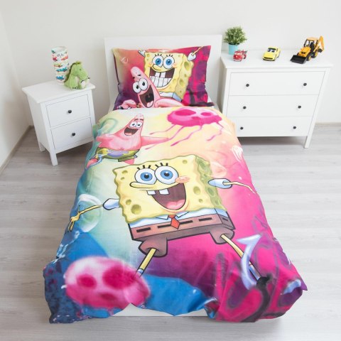 Pościel bawełniana 140x200 Sponge Bob Kanciastoporty 0920 Patryk Rozgwiazda gąbka SpongeBob Pościel bawełniana 140x200 Sponge Bob Kanciastoporty 0920 Patryk Rozgwiazda gąbka SpongeBob