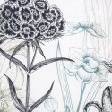 Pościel bawełniana 160x200 Amel kwiatki tulipany biała czarna hiszpańska dwustronna Eurofirany Pościel bawełniana 160x200 Amel kwiatki tulipany biała czarna hiszpańska dwustronna Eurofirany