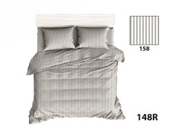 Poszewka bawełniana 40x40 R148 paski szare białe