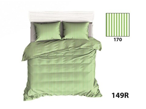 Poszewka bawełniana 40x40 R149 paski seledynowe białe Poszewka bawełniana 40x40 R149 paski seledynowe białe