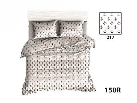 Poszewka bawełniana 50x60 R150 kotwice czerwone granatowe Poszewka bawełniana 50x60 R150 kotwice czerwone granatowe
