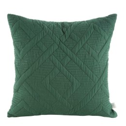 Poszewka dekoracyjna 40x40 Alara 2 zielona ciemna wzór geometryczny