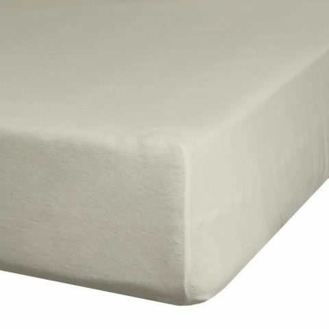 Prześcieradło satynowe z gumką 220x200 Nova beżowe na wysoki materac 30 cm Eurofirany Prześcieradło satynowe z gumką 220x200 Nova beżowe na wysoki materac 30 cm Eurofirany
