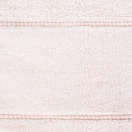Ręcznik Mari 50x90 różowy jasny z welurową bordiurą 500g/m2 Eurofirany